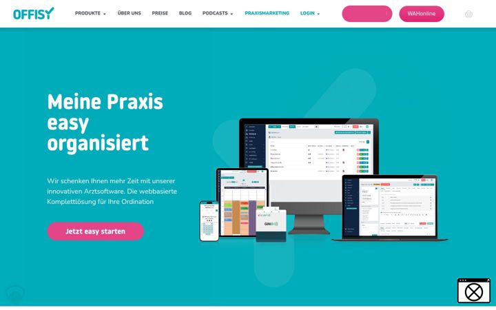 Screenshot of offisy.at
