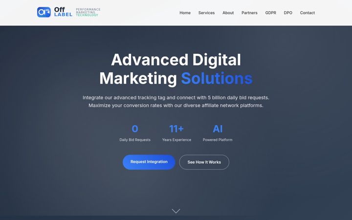 Screenshot of offlabel.io