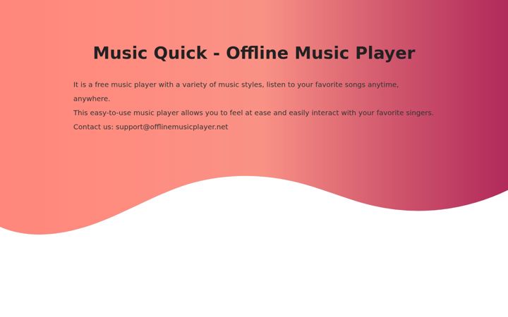 Screenshot of offlinemusicplayer.net