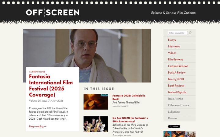 Screenshot of offscreen.com