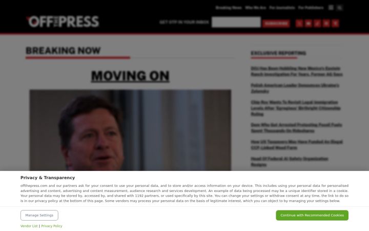 Screenshot of offthepress.com
