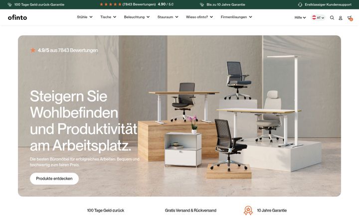 Screenshot of ofinto.at