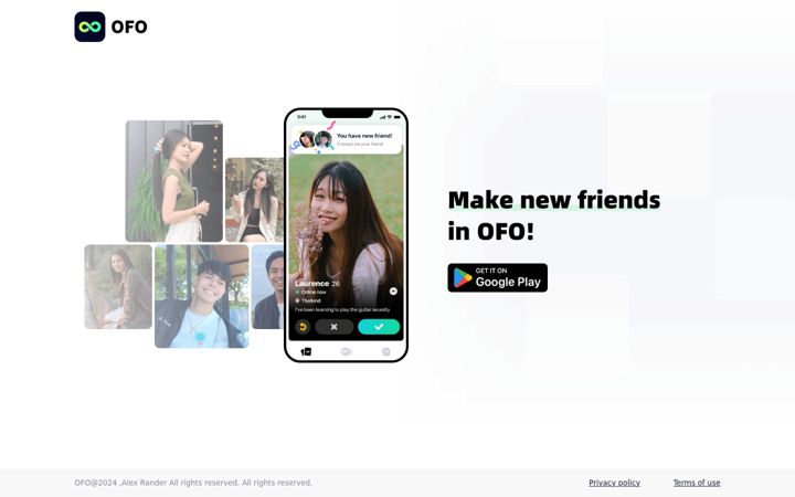 Screenshot of ofoproject.com