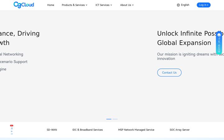 Ekrano kopija ogcloud.com