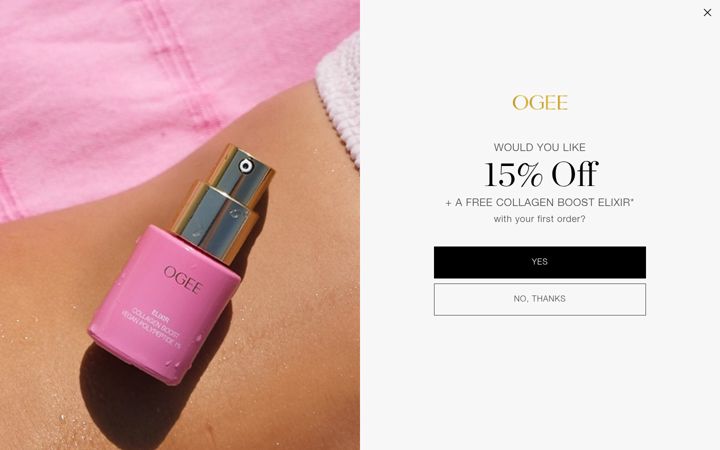 Screenshot of ogee.com