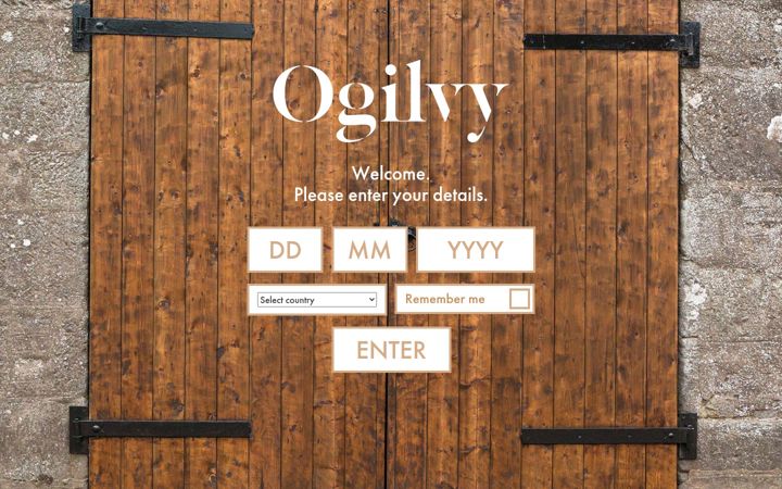 Screenshot of ogilvyspirits.com