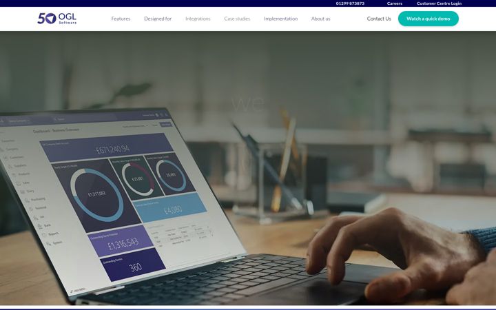 Screenshot of ogl.co.uk