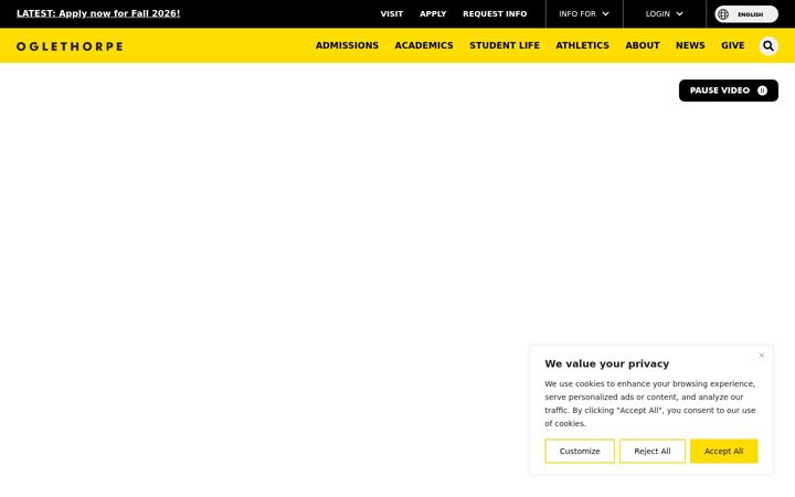 Screenshot von oglethorpe.edu