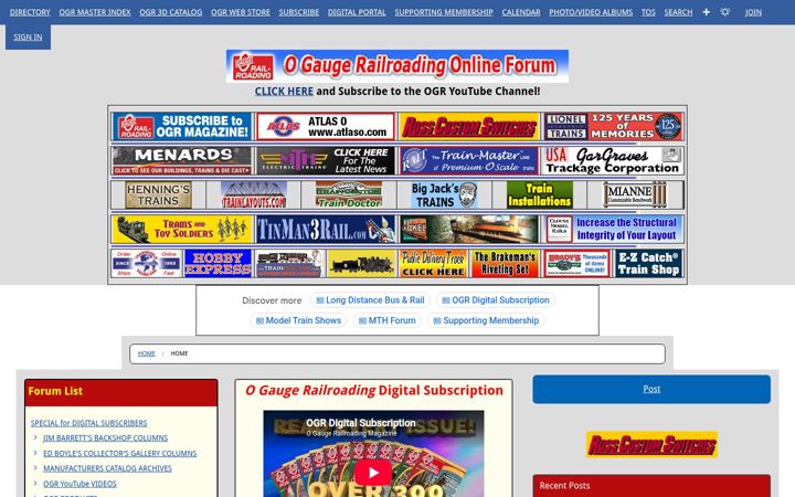 Screenshot of ogrforum.com