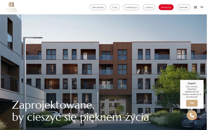Screenshot of ogrodyandersa.pl