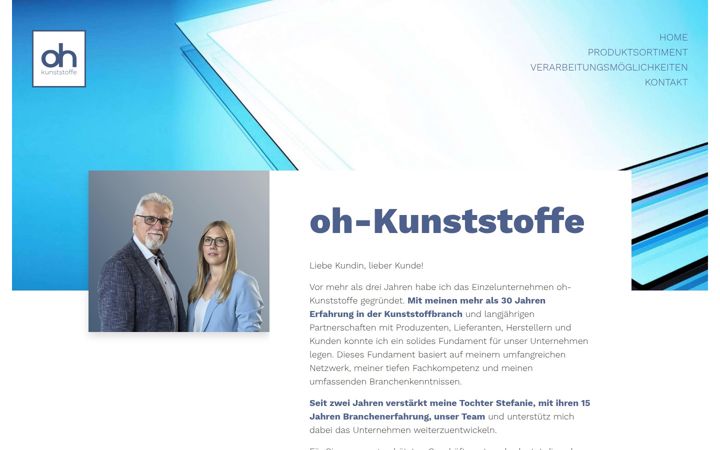 Captura de pantalla de oh-kunststoffe.at