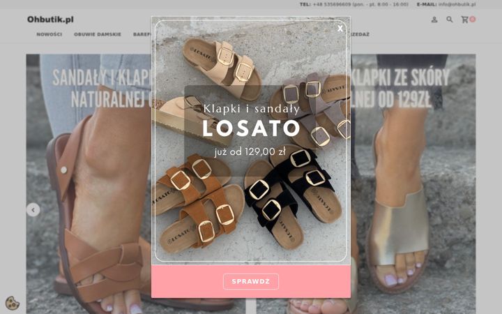 Screenshot of ohbutik.pl