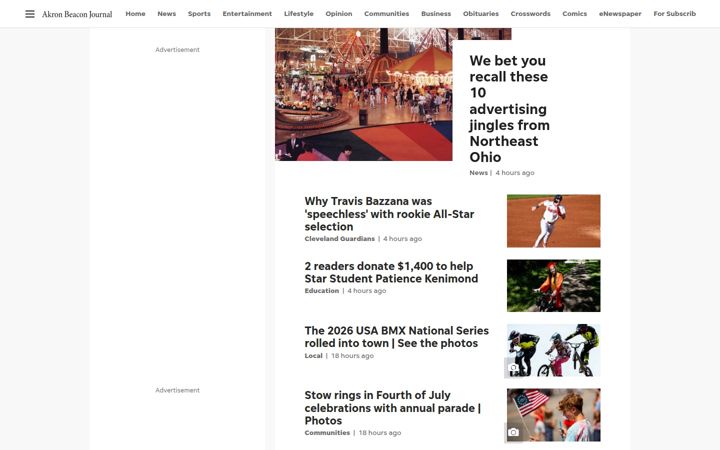 Screenshot of ohio.com