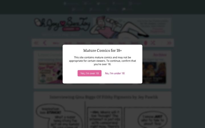 Screenshot of ohjoysextoy.com