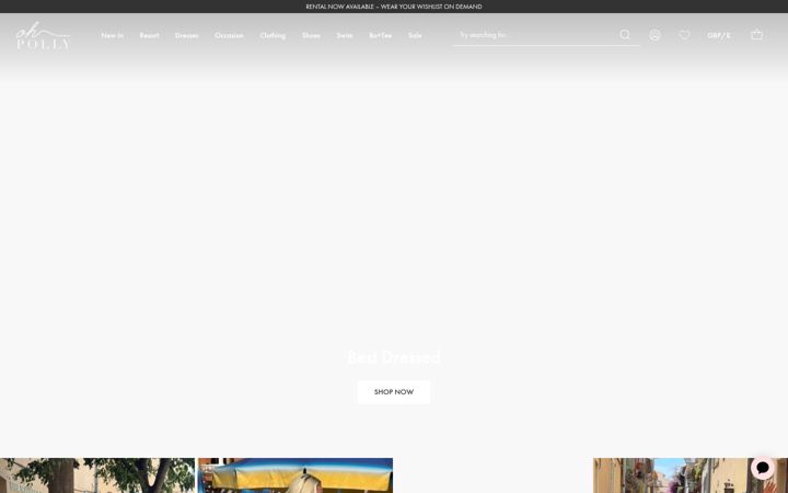 Screenshot di ohpolly.com