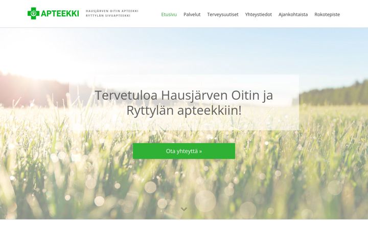 Screenshot of oitinapteekki.fi