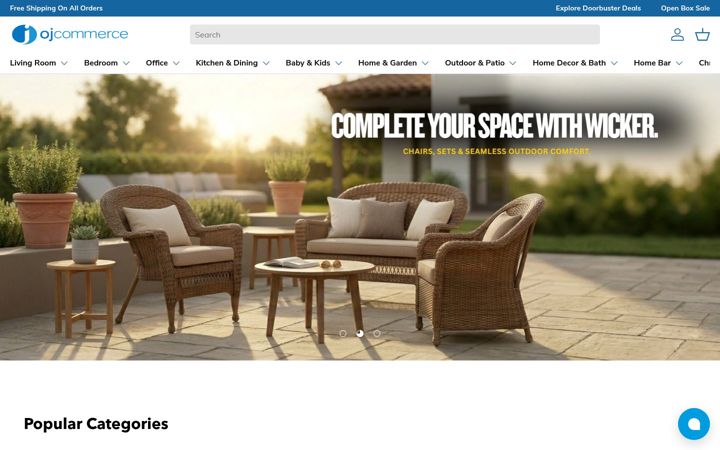Екранна снимка на ojcommerce.com