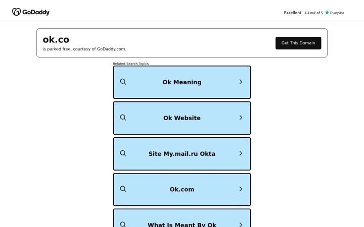 Screenshot von ok.co