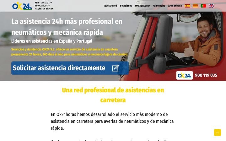 Ekraanipilt saidist ok24horas.com