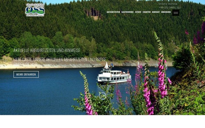 Screenshot of okersee.de