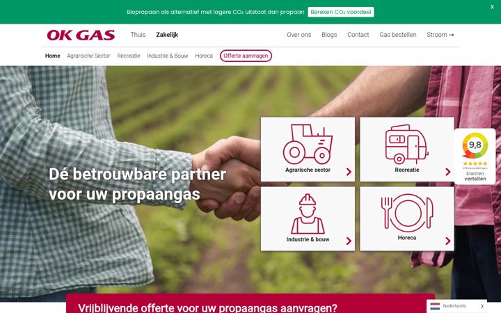 Képernyőkép: okgas.nl