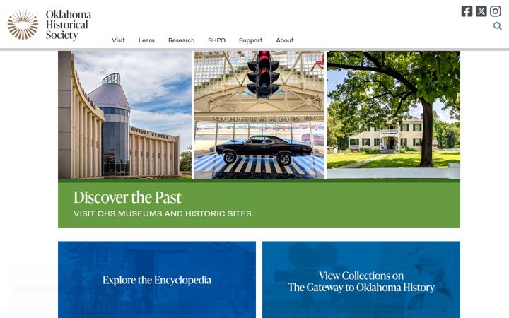 Screenshot of okhistory.org