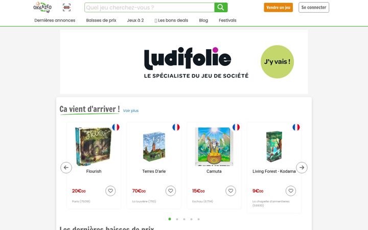Screenshot of okkazeo.com