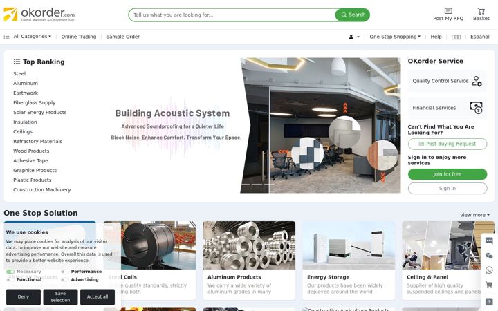 Screenshot of okorder.com