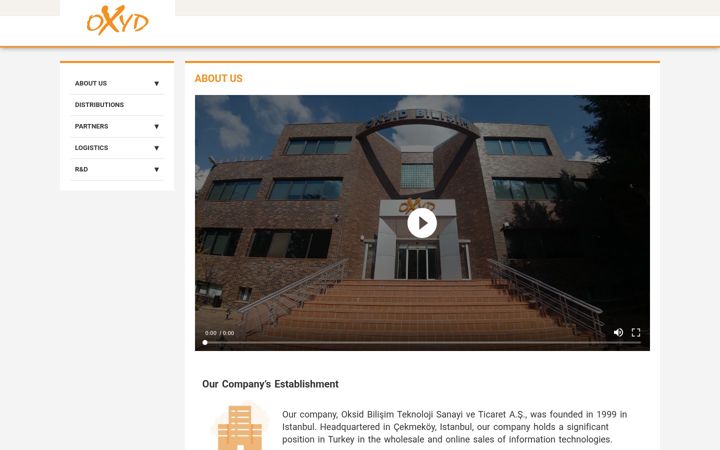 Screenshot of oksid.com.tr