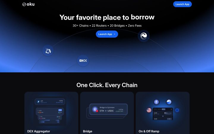 Screenshot of oku.trade