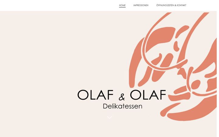 Skjermbilde av olaf-olaf.de