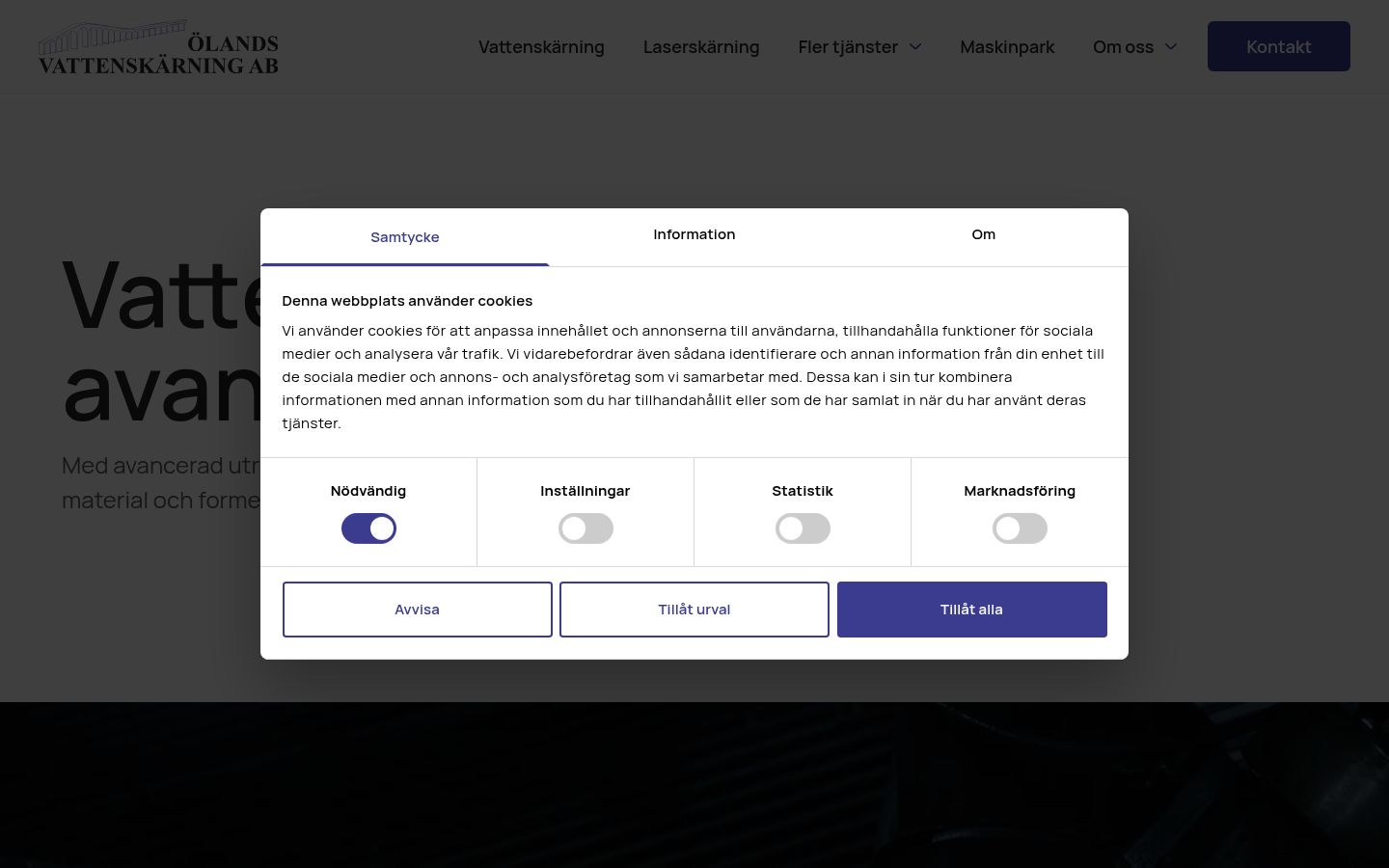 Capture d'écran de la bannière de consentement affichée avant toute interaction