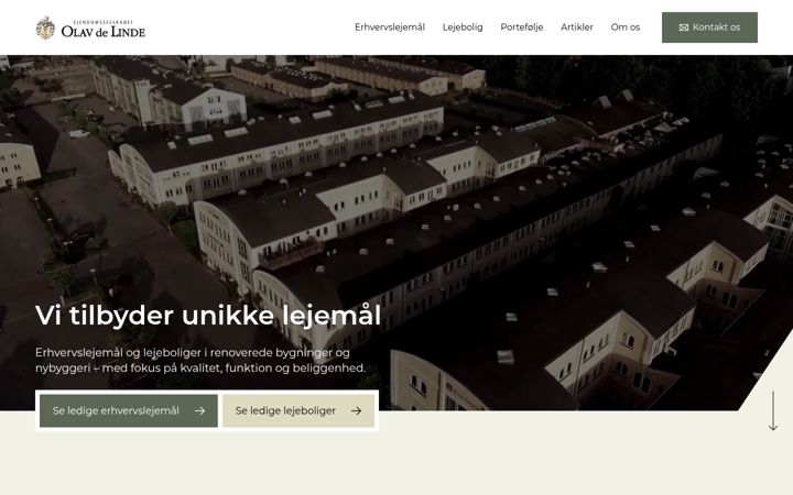 Screenshot of olavdelinde.dk