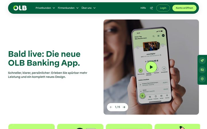 Screenshot of olb.de