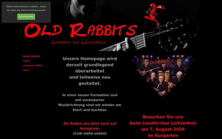 Screenshot of old-rabbits.de