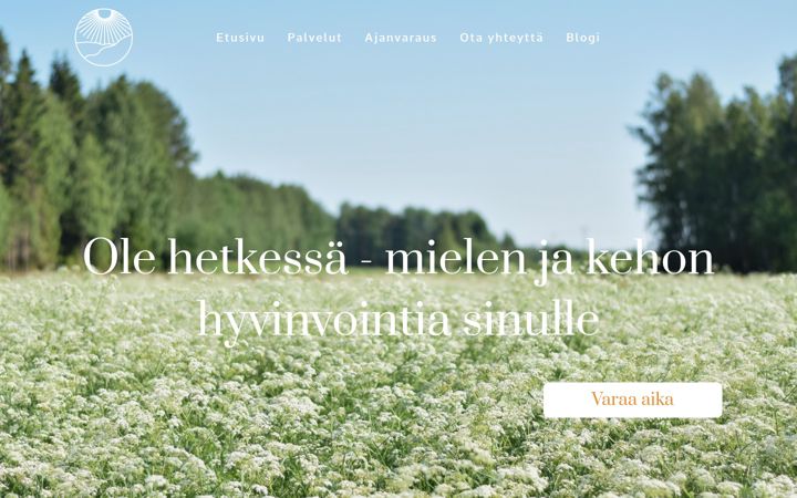 Skærmbillede af olehetkessa.fi
