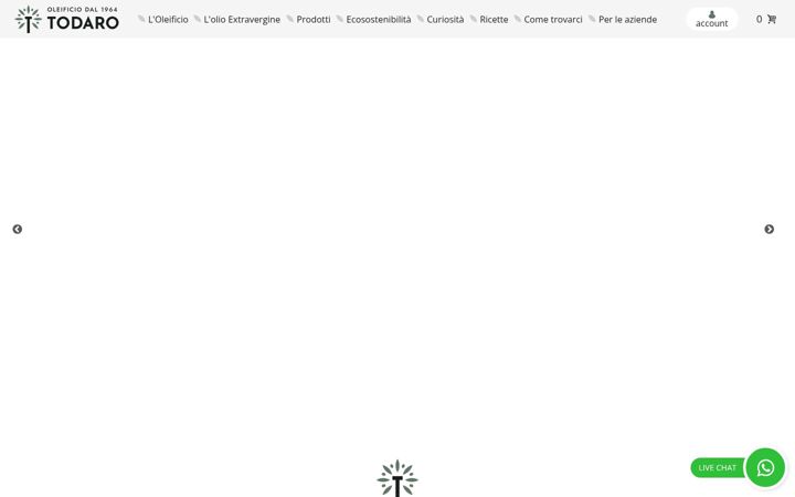 Screenshot of oleificiotodaro.it