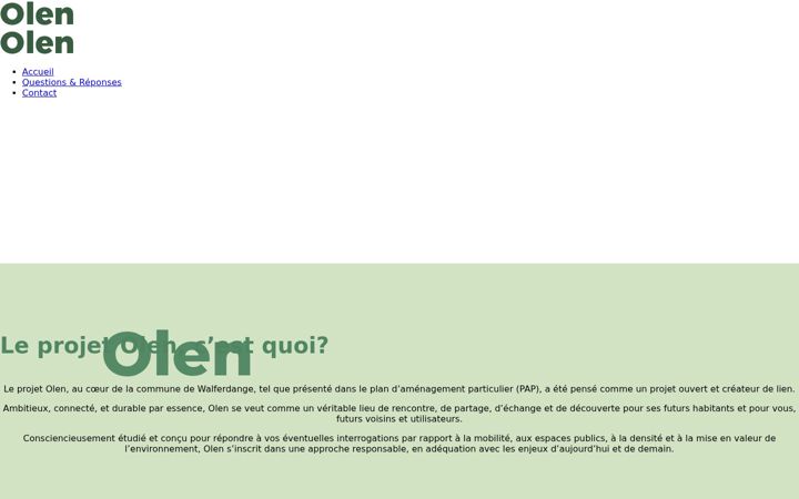 Screenshot of olen.lu