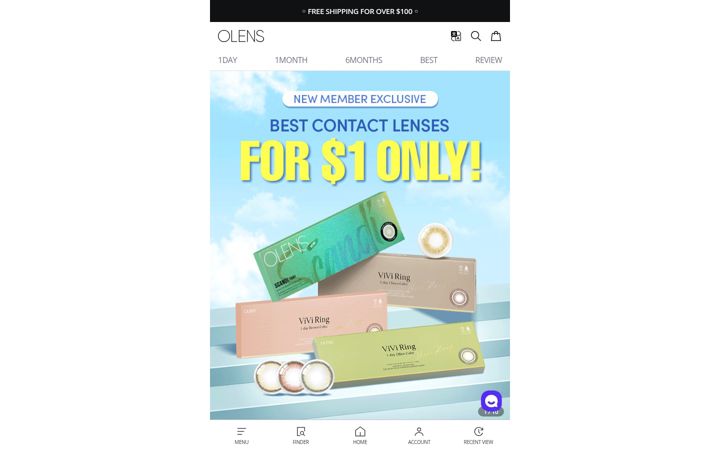 Screenshot of olensglobal.com