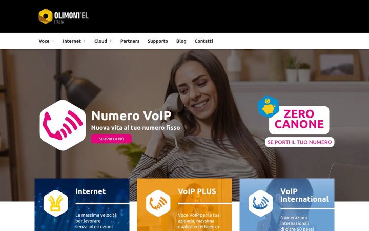 Screenshot of olimontel.it