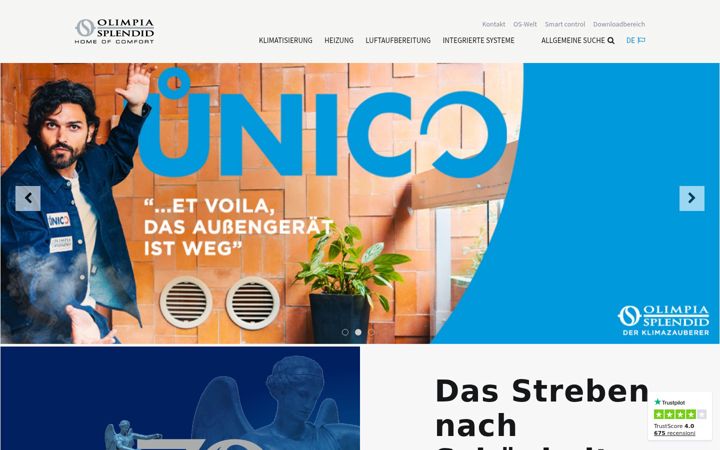 Screenshot von olimpiasplendid.de