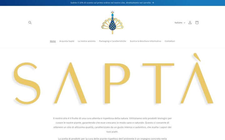 Screenshot ta' oliosapta.com