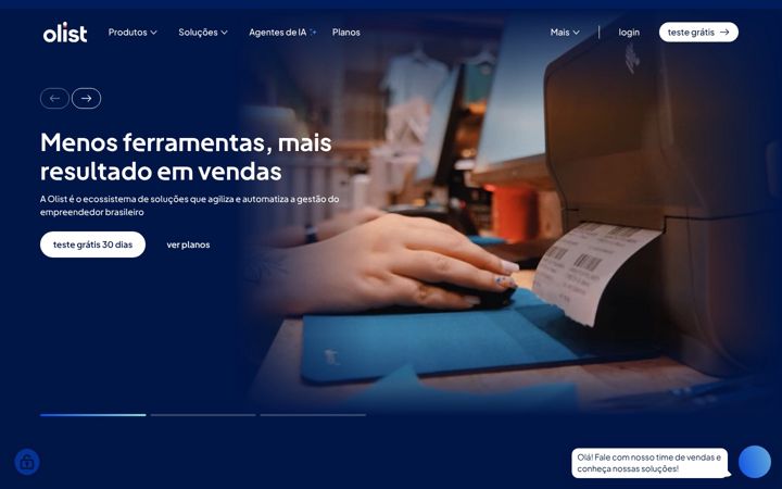 Screenshot ta' olist.com