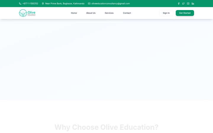 Screenshot of olivektm.com