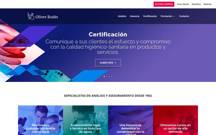 Captura de pantalla de oliver-rodes.com