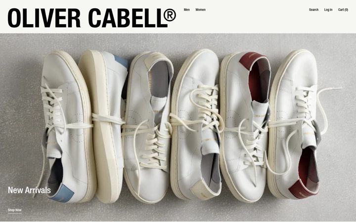 Screenshot of olivercabell.com