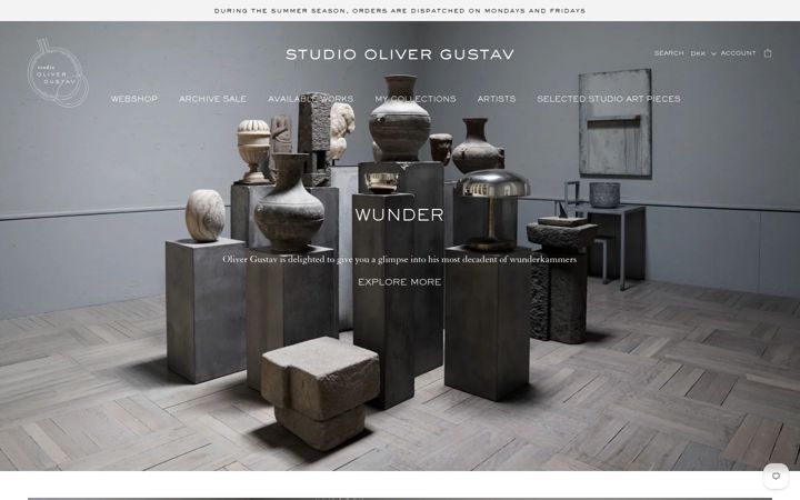 Zrzut ekranu olivergustav.com