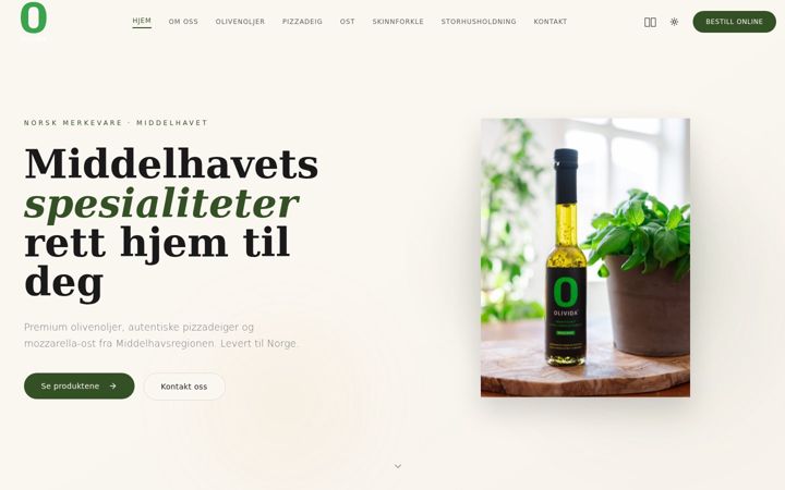 Screenshot of olivida.no