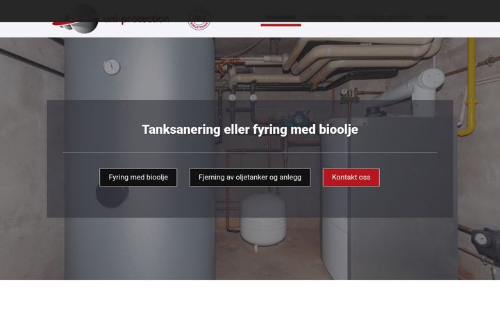 Screenshot of oljetankfjerning.no