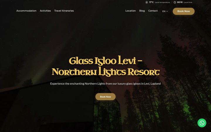 Screenshot of oloresort.fi